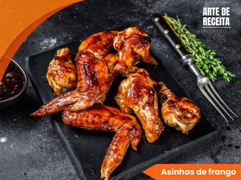 Asas de frango crocantes